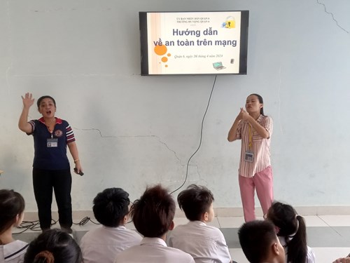 Hướng dẫn học sinh về an toàn mạng
